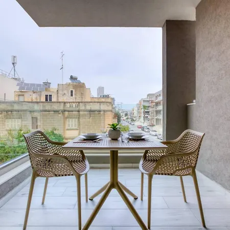 公寓 Grand 3bed Burseley Terrace Fl8 Swieqi By Homely *