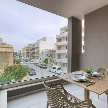 公寓 Grand 3bed Burseley Terrace Fl8 Swieqi By Homely