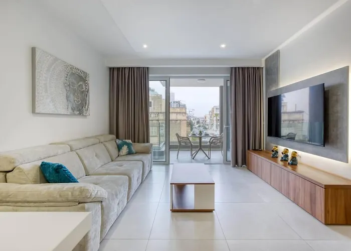 Grand 3bed Burseley Terrace Fl8 Swieqi By Homely Is-Swieqi
