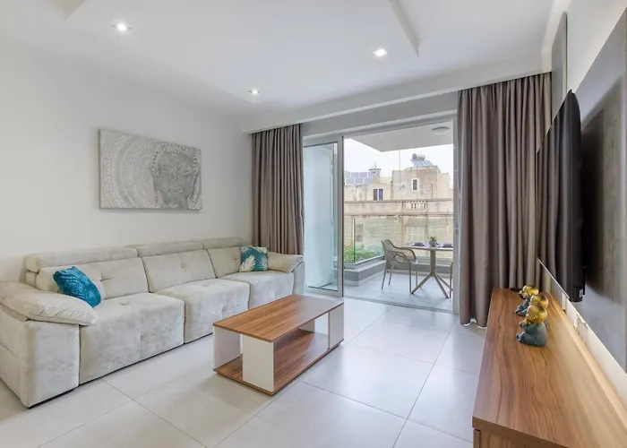 Appartement Grand 3bed Burseley Terrace Fl8 Swieqi By Homely Is-Swieqi